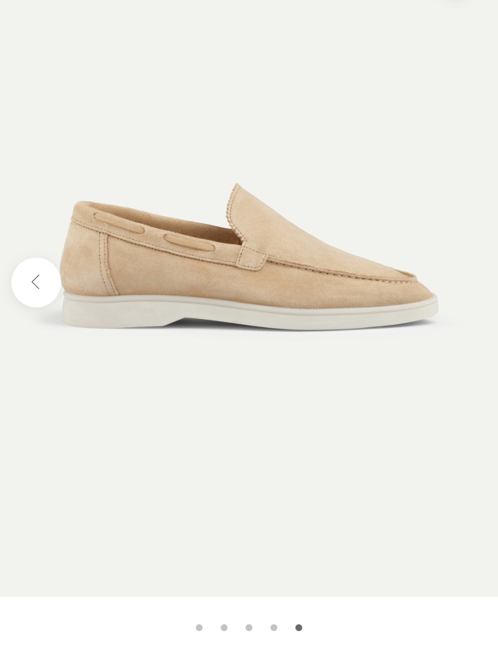 Women’s Suede Slip-On Loafers — Sand